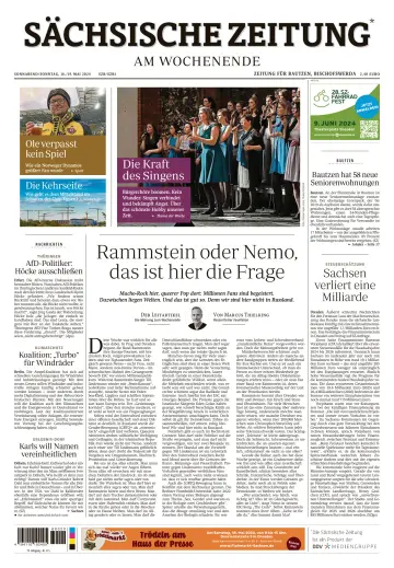 Sächsische Zeitung (Bautzen- Bischofswerda) - 18 Ma 2024