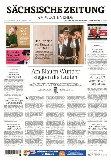 Sächsische Zeitung  (Dippoldiswalde) - 20 Apr 2024