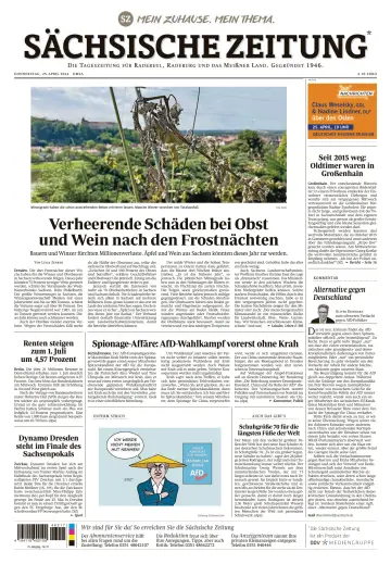 Sächsische Zeitung  (Dresdner Meißner Land) - 25 Apr 2024