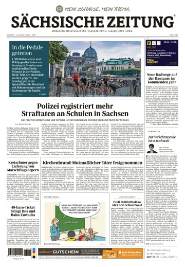Sächsische Zeitung  (Dresden) - 14 Aug 2023