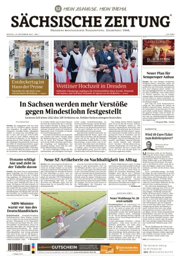 Sächsische Zeitung  (Dresden) - 25 Sep 2023