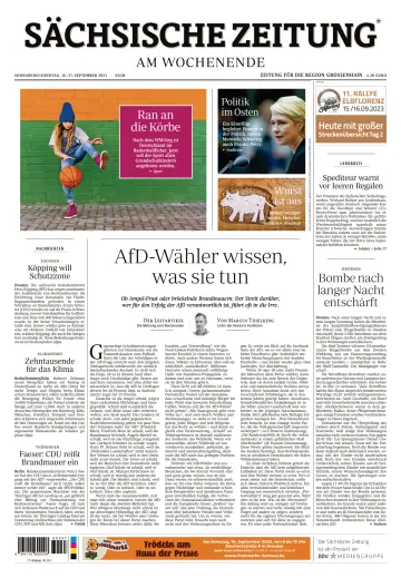 Sächsische Zeitung  (Großenhain) - 16 Sept. 2023