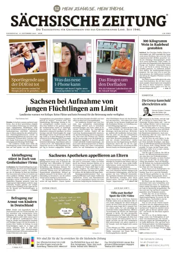 Sächsische Zeitung  (Großenhain) - 21 Sept. 2023