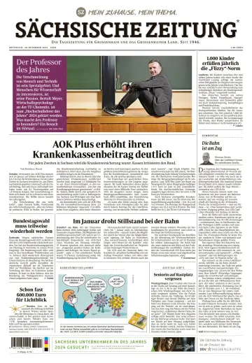 Sächsische Zeitung  (Großenhain) - 20 Dez. 2023
