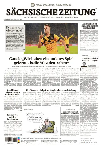 Sächsische Zeitung  (Kamenz) - 5 Oct 2023