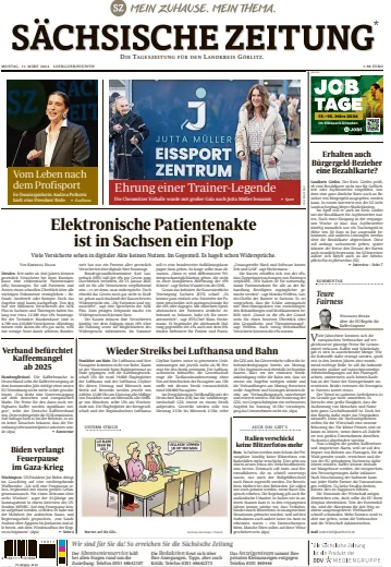 Sächsische Zeitung  (Löbau-Zittau) - 11 Mar 2024