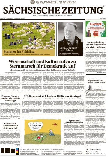 Sächsische Zeitung  (Löbau-Zittau) - 8 Apr 2024