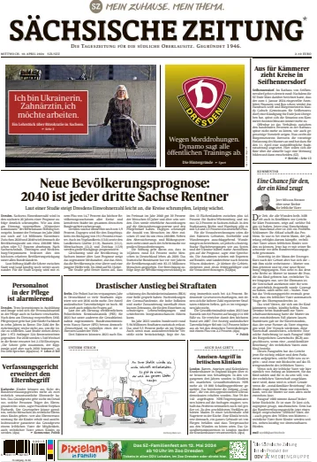 Sächsische Zeitung  (Löbau-Zittau) - 10 Apr 2024