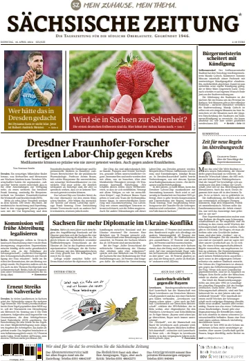 Sächsische Zeitung  (Löbau-Zittau) - 16 Apr 2024
