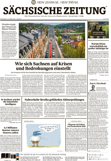 Sächsische Zeitung  (Löbau-Zittau) - 17 Apr 2024