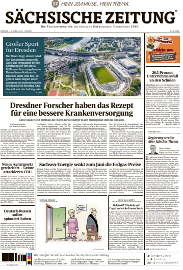 Sächsische Zeitung  (Löbau-Zittau) - 19 Apr 2024
