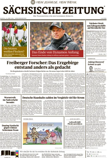 Sächsische Zeitung  (Löbau-Zittau) - 22 Apr 2024