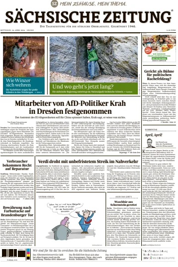 Sächsische Zeitung  (Löbau-Zittau) - 24 Apr 2024
