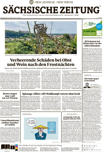 Sächsische Zeitung  (Löbau-Zittau) - 25 Apr 2024