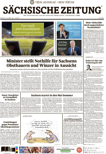Sächsische Zeitung  (Löbau-Zittau) - 30 Apr 2024