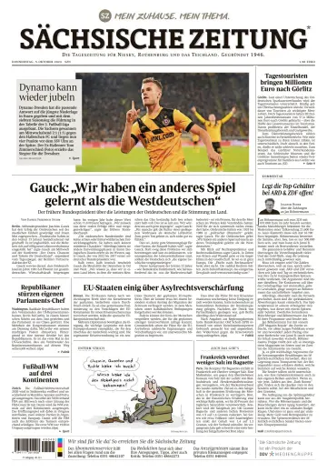 Sächsische Zeitung  (Niesky) - 5 Oct 2023