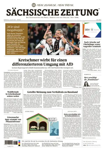 Sächsische Zeitung (Pirna Sebnitz) - 25 7月 2023