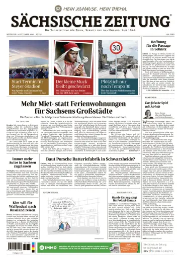 Sächsische Zeitung (Pirna Sebnitz) - 6 Sep 2023
