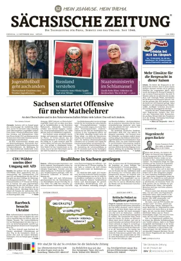 Sächsische Zeitung (Pirna Sebnitz) - 12 sept. 2023