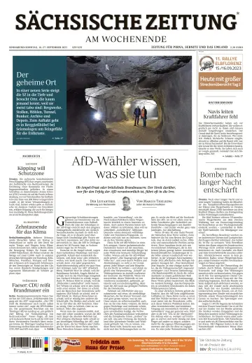 Sächsische Zeitung (Pirna Sebnitz) - 16 sept. 2023