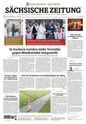 Sächsische Zeitung (Pirna Sebnitz) - 25 сен. 2023