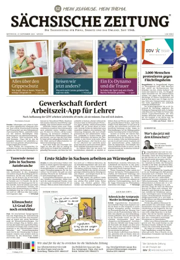Sächsische Zeitung (Pirna Sebnitz) - 27 sept. 2023