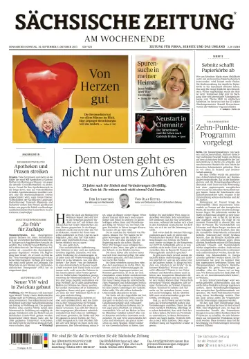 Sächsische Zeitung (Pirna Sebnitz) - 30 сен. 2023