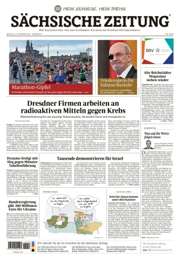 Sächsische Zeitung (Pirna Sebnitz) - 23 10月 2023