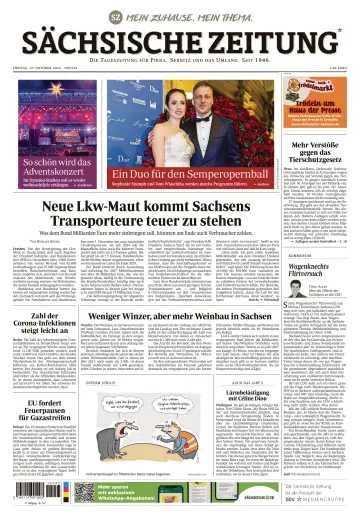 Sächsische Zeitung (Pirna Sebnitz) - 27 окт. 2023