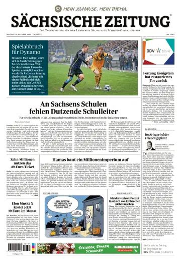 Sächsische Zeitung (Pirna Sebnitz) - 30 окт. 2023