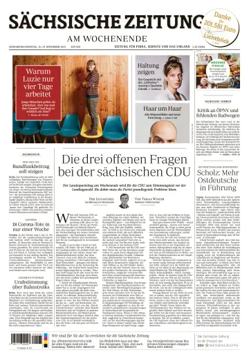 Sächsische Zeitung (Pirna Sebnitz) - 18 ноя. 2023