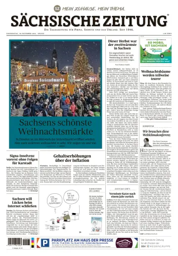 Sächsische Zeitung (Pirna Sebnitz) - 30 11月 2023