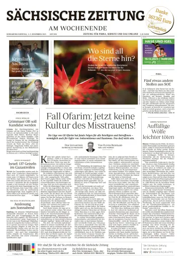 Sächsische Zeitung (Pirna Sebnitz) - 02 дек. 2023