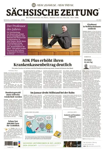 Sächsische Zeitung (Pirna Sebnitz) - 20 дек. 2023