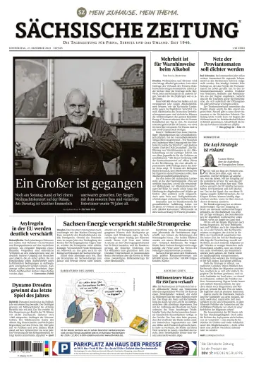 Sächsische Zeitung (Pirna Sebnitz) - 21 дек. 2023