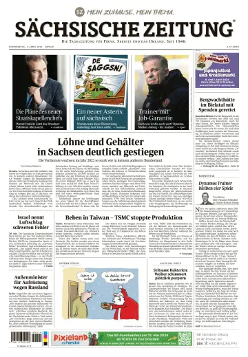 Sächsische Zeitung (Pirna Sebnitz) - 4 Apr 2024