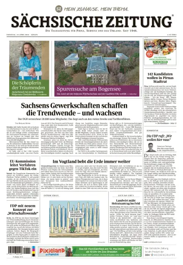 Sächsische Zeitung (Pirna Sebnitz) - 23 Apr. 2024