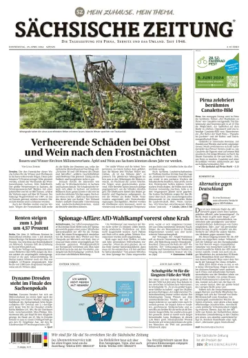 Sächsische Zeitung (Pirna Sebnitz) - 25 Apr. 2024