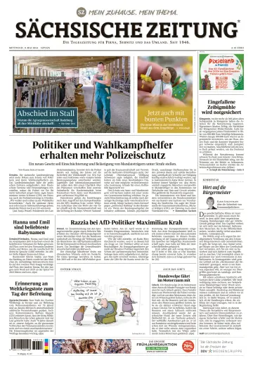 Sächsische Zeitung (Pirna Sebnitz) - 08 май 2024