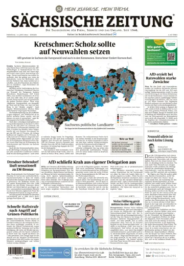 Sächsische Zeitung (Pirna Sebnitz) - 11 6月 2024
