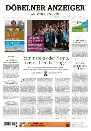 Sächsische Zeitung (Döbeln) - 18 Bealtaine 2024