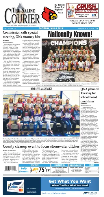 The Saline Courier Weekend - 4 May 2019