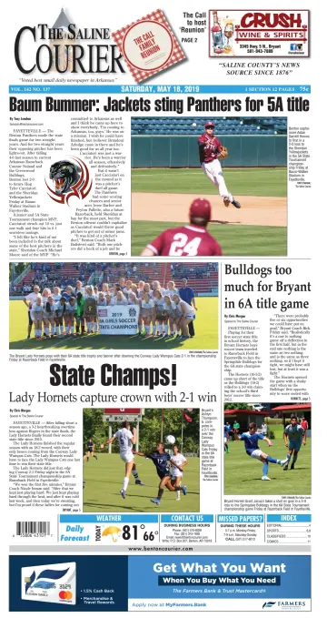 The Saline Courier Weekend - 18 May 2019