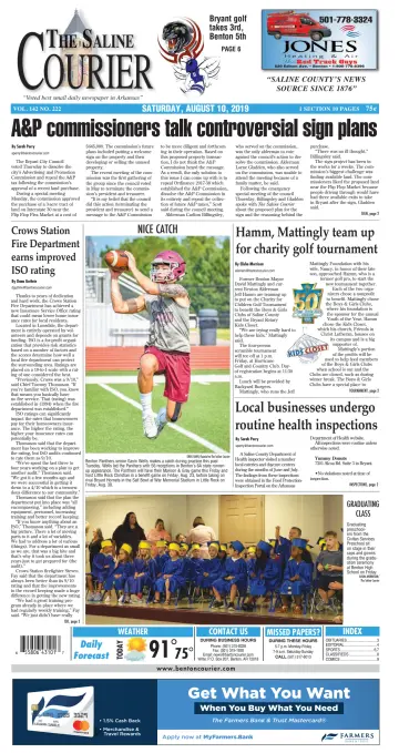 The Saline Courier Weekend - 10 Aug 2019