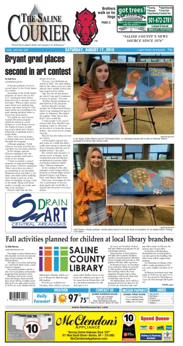 The Saline Courier Weekend - 17 Aug 2019