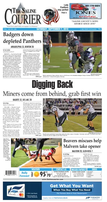The Saline Courier Weekend - 7 Sep 2019