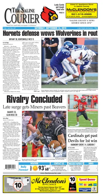 The Saline Courier Weekend - 14 Sep 2019