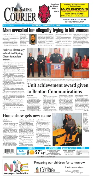 The Saline Courier Weekend - 15 Feb 2020