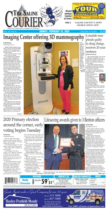 The Saline Courier Weekend - 16 Feb 2020