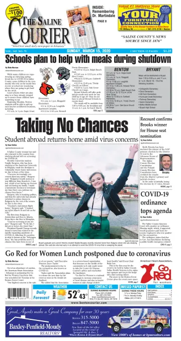 The Saline Courier Weekend - 15 Mar 2020